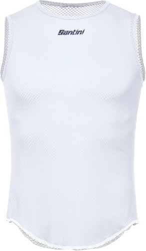 Santini Lieve Sleeveless Baselayer - White