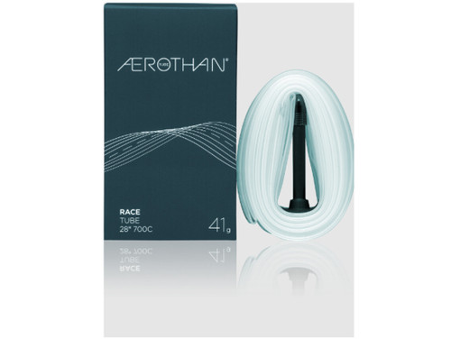 Schwalbe SV20E Aerothan Race Presta Valve Inner Tube - White 700 x 23-28/40mm