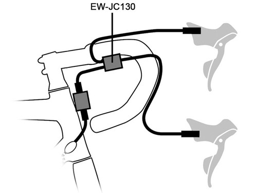 Shimano EW-JC130 Y-Split Rooting Electric Wire for Di2