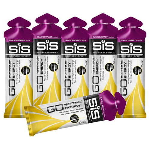 SIS GO Blackcurrant Energy Isotonic Gel 6x 60ml