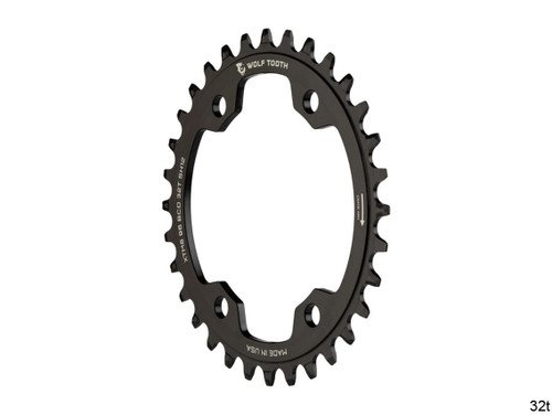 Wolf Tooth 96 BCD 4 Bolt Chainrings For XT M8000 / SLX M7000 Drop-Stop ST