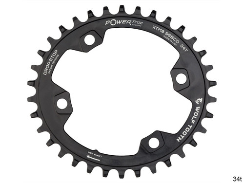 Wolf Tooth Elliptical 96mm BCD Chainrings for Shimano XT M8000 and SLX M7000