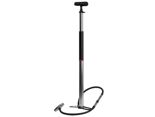 Zefal Profil Travel Floor Pump Silver/Black