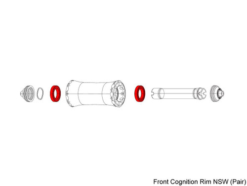 ZIPP Bearing Kit for Cognition NSW Front Hub