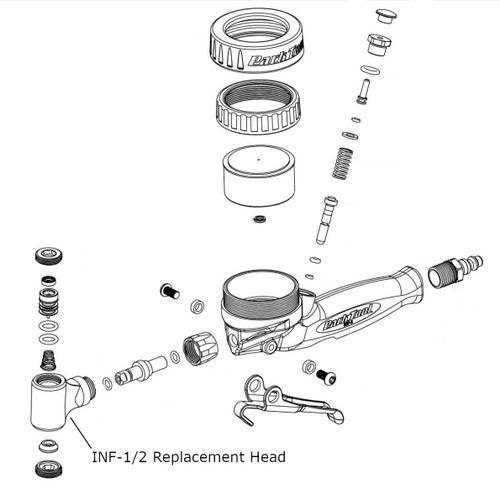 Park Tool  # 1587.2A Part Head Assembly for INF-1