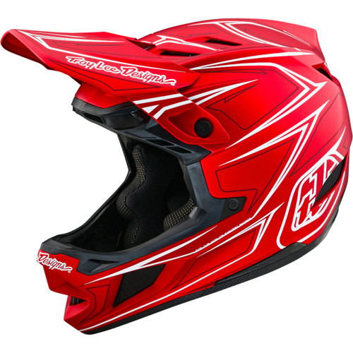 Troy Lee Designs D4 AS Composite Red MTB Helmet