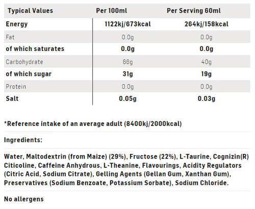 SIS Gel Beta Fuel+ Nootropics 6 x 60ml Apple