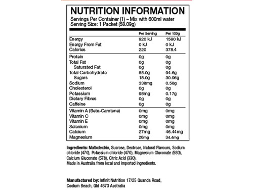 Infinit Nutrition Speed Complete Acceleration - Pink Lemonade - 1.3kg