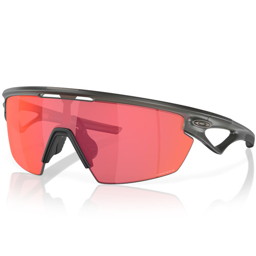 Oakley Sphaera Sunglasses Matte Grey Smoke Prizm Trail Torch Lens