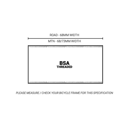 Praxis M24 BSA Eng Threaded Bottom Bracket (SRAM GXP Cranks)