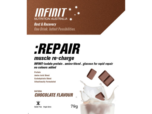 Infinit Nutrition Repair Complete Recovery Single Serve 10 Pack - Chocolate