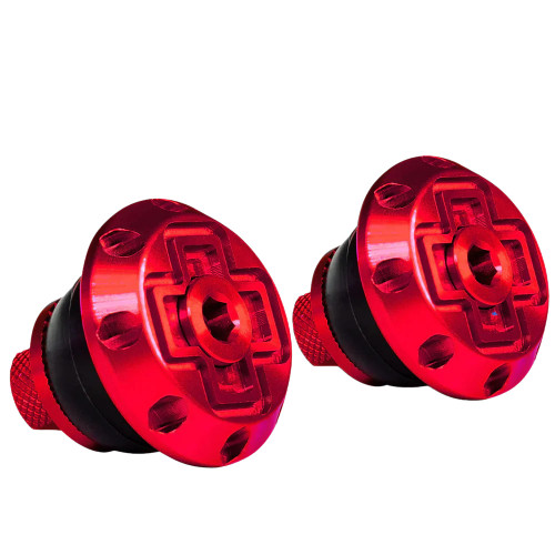 Muc-Off Disco Bar End Plugs Red