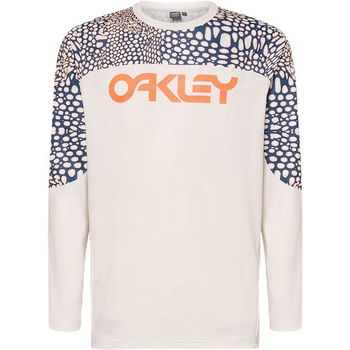 Oakley Maven Coast LS Jersey Distorted Frogskin BL/OG