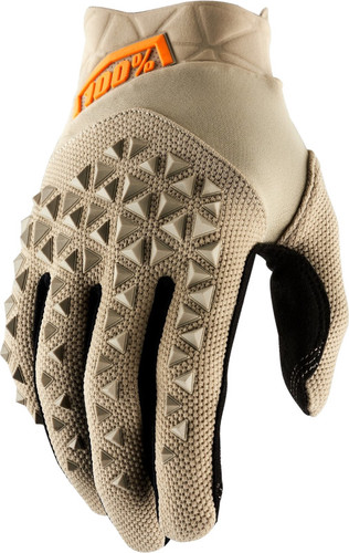 100% AIRMATIC Full Finger Gloves Sand