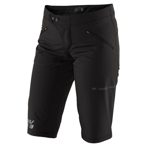 100% Ridecamp Womens MTB Shorts Black