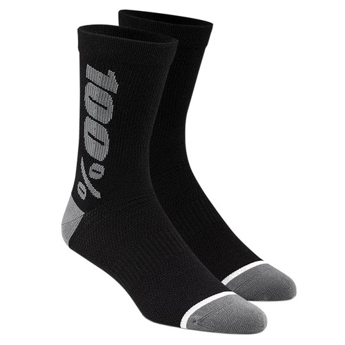 100% Rythym Merino MTB Socks Black/Grey