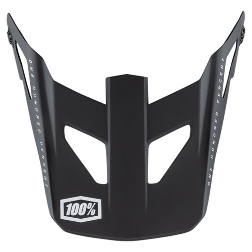 100% Status DH/BMX Replacement Visor Black