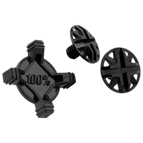 100% Status DH/BMX Visor Screw Kit Black