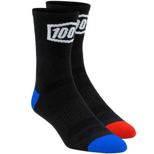 100% Terrain MTB Performance Socks Black