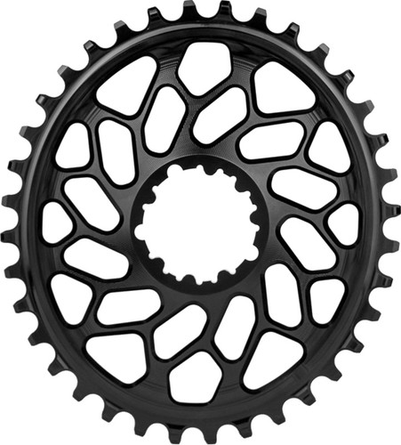 absoluteBLACK CX1 Oval SRAM D/M 36T Traction Chainring Black