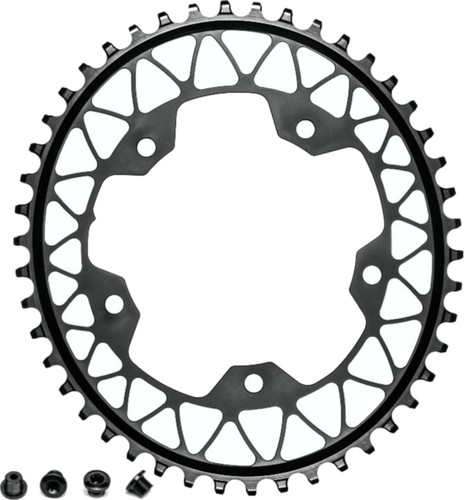 absoluteBLACK Oval 110BCD 44t 5B Chainring Black