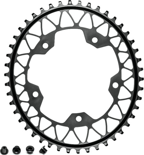 absoluteBLACK Oval 110BCD 48t 5B Chainring Black