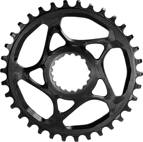 absoluteBLACK Oval Cannondale Direct Mount Narrow Wide Chainring Black