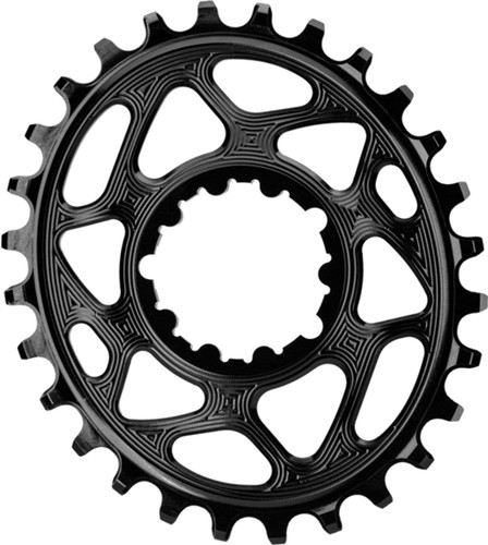 absoluteBLACK Oval SRAM GXP D/M 26T Traction Chainring Black