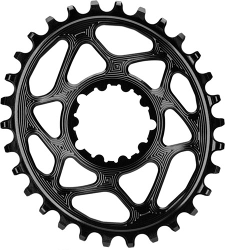 absoluteBLACK Oval Sram GXP D/M 30T Traction Chainring Black