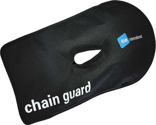 B&W Chain and Derailleur Protector Guard Black B&W Chain and Derailleur Protector Guard Black