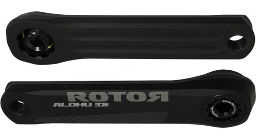 Rotor ALDHU 155mm Road Cranks Black