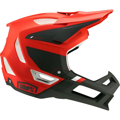 100% Trajecta Helmet w/Fidlock Cargo Fluo Red