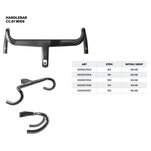 Colnago CC.01 Flared Gravel Intergrated Handlebar