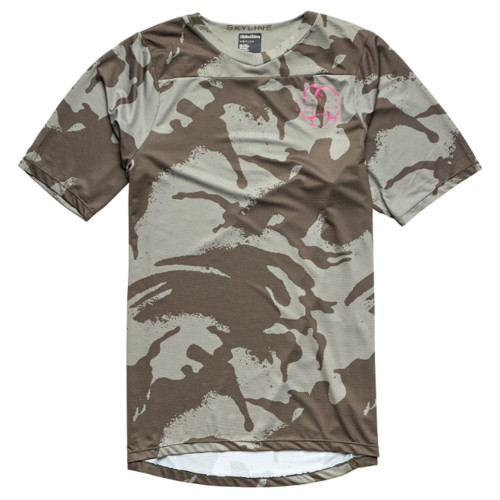 Troy Lee Designs Skyline Shadow Camo Olive MTB SS Jersey