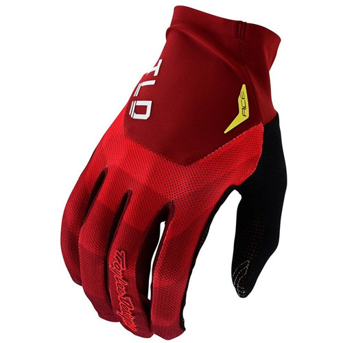 Troy Lee Designs Ace Reverb Race Red MTB Gloves