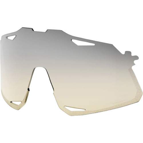 100% Hypercraft Replacement Lens LowLight Yellow Silver Mirror
