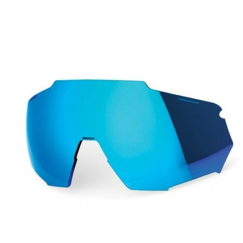 100% Racetrap Replacement Lens HiPER Blue Mirror