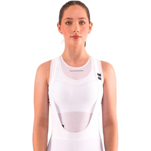 Soomom Womens All-Around Lightweight Singlet Base Layer White
