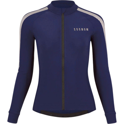 Soomom Womens Base Classic LS Thermal Jersey Navy