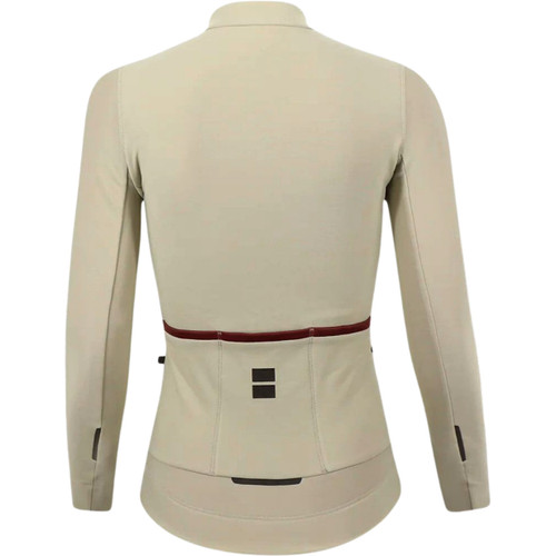 Soomom Womens Pro Classic LS Thermal Jersey Taupe