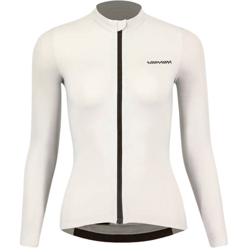 Soomom Womens Pro Lightweight LS Thermal Jersey Cream