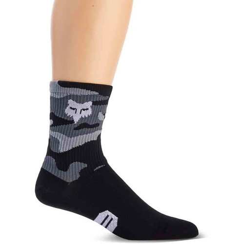 Fox 6in Ranger Sock Black Camo