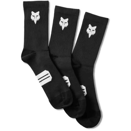 Fox 6in Ranger Sock Prepack Black Black