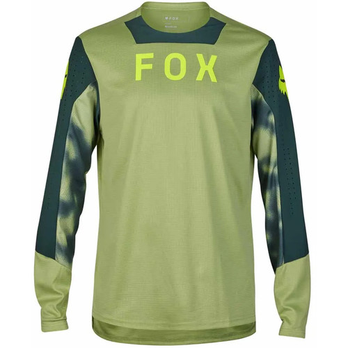 Fox Defend LS Jersey Race Pale Green