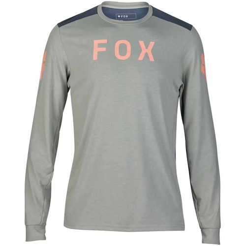 Fox Ranger DR LS Jersey Race Grey Vintage