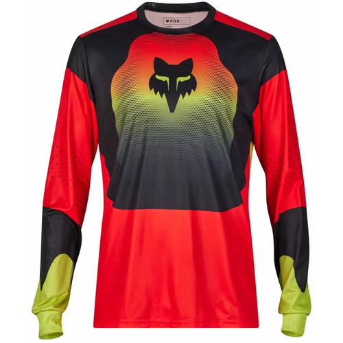 Fox Ranger LS Jersey Revise Red Yellow XL