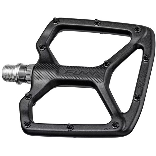 FUNN Python V2 Black Flat Pedal Incl. Long Pins