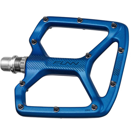 FUNN Python V2 Blue Flat Pedal Incl. Long Pins