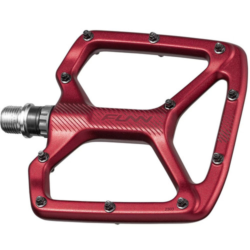 FUNN Python V2 Red Flat Pedal Incl. Long Pins