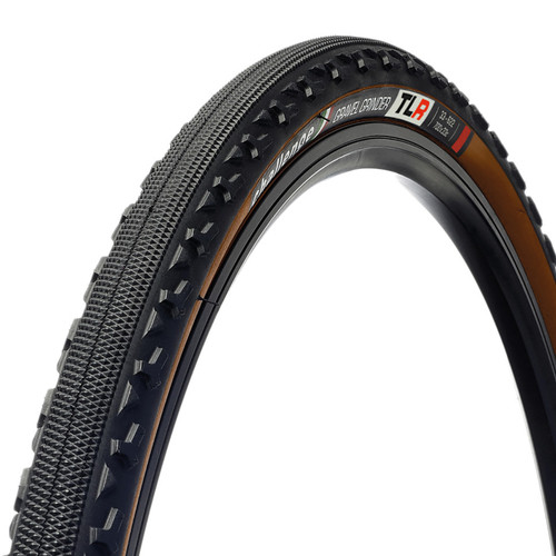 Challenge Gravel Grinder Race TLR Folding Clincher Tyre Black/Brown 700 x 33mm